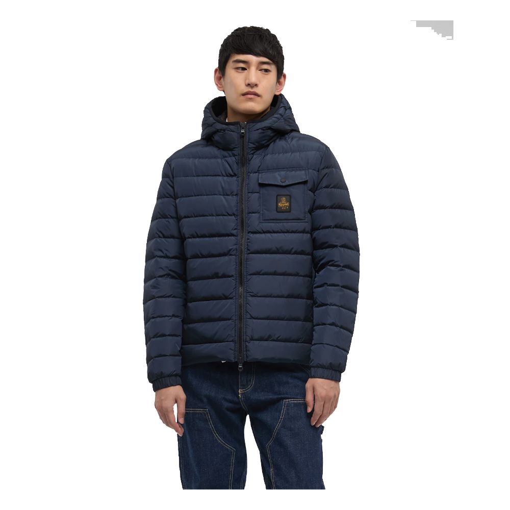 Blue Nylon Jacket - SEHABRANDS