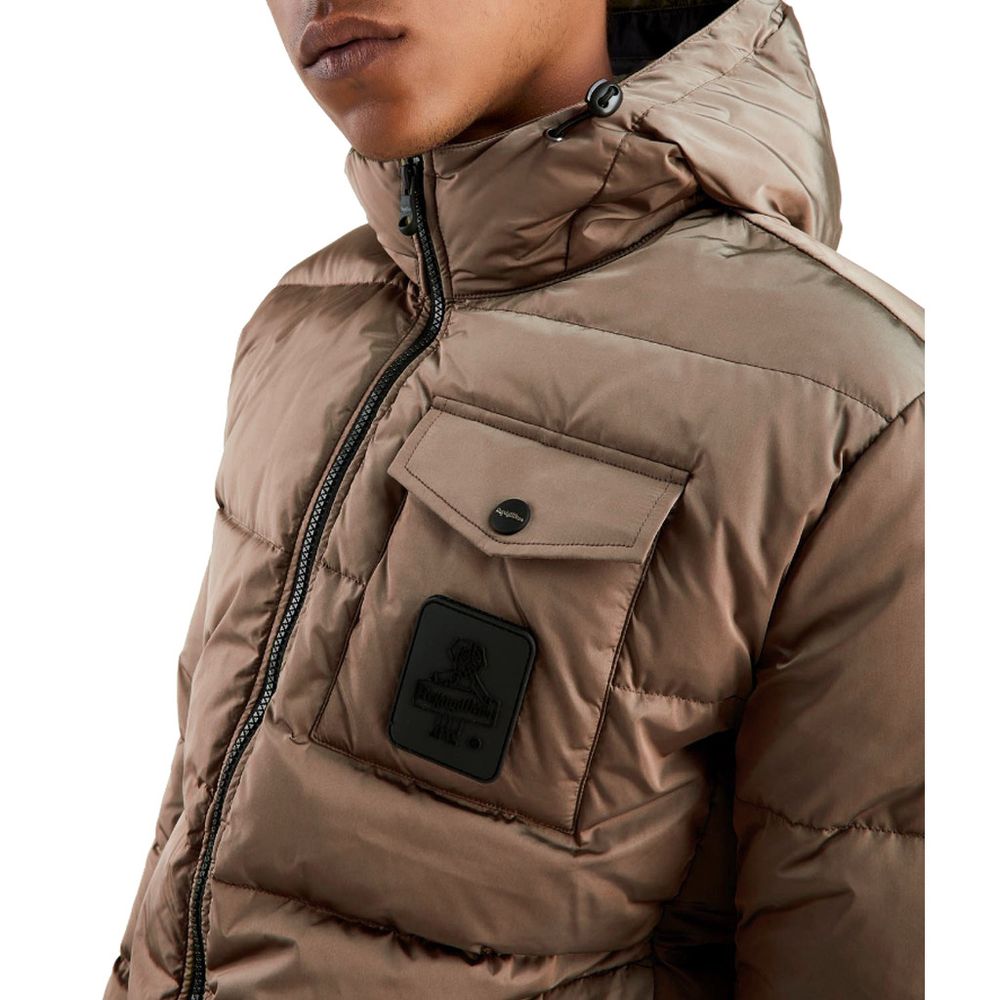 Brown Nylon Jacket - SEHABRANDS