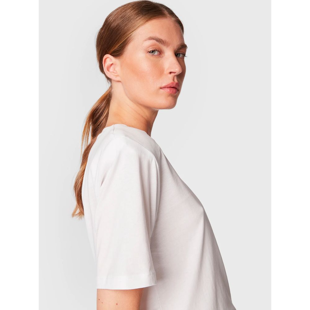 White Cotton Tops & T-Shirt - SEHABRANDS