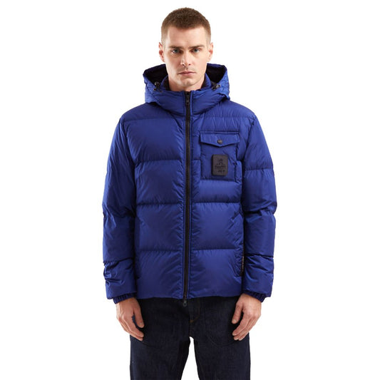 Blue Nylon Jacket - SEHABRANDS