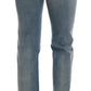 Chic Classic Fit Straight Blue Jeans - SEHABRANDS