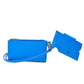 Blue Leather Shoulder Bag - SEHABRANDS