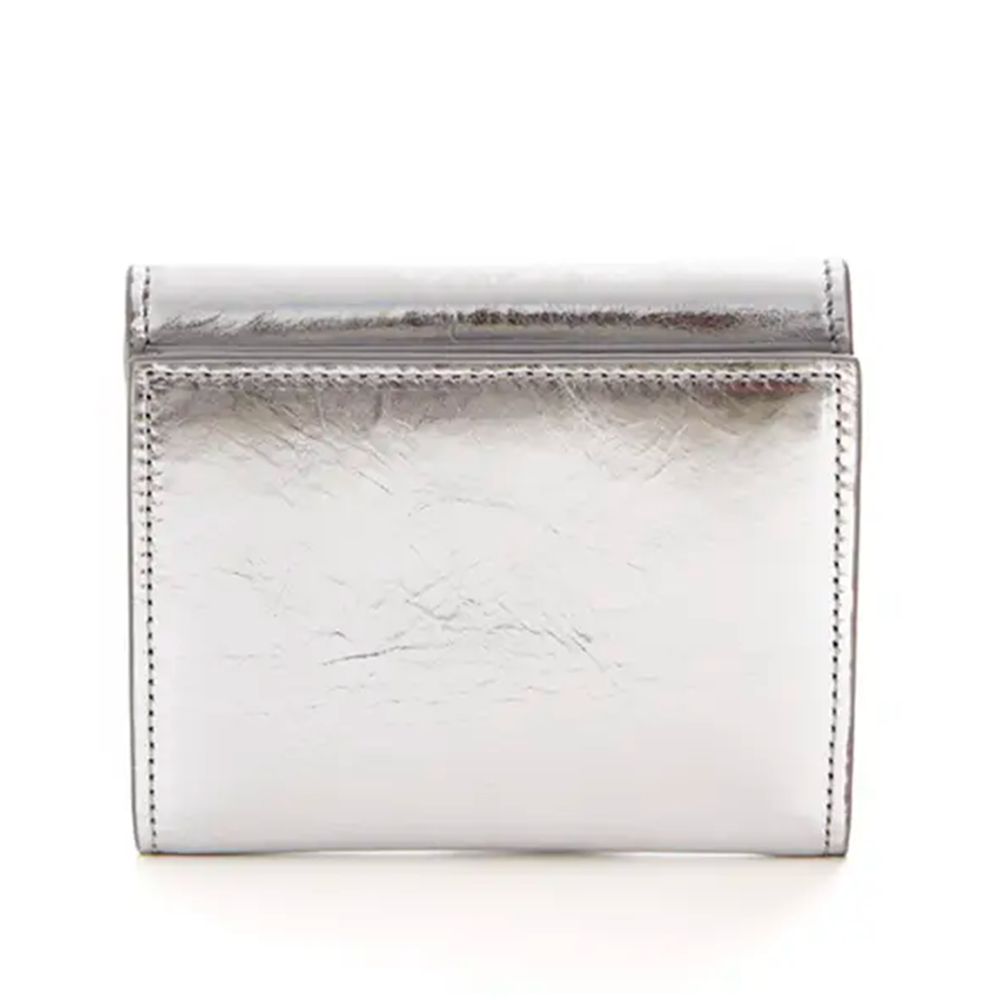 Silver Leather Wallet - SEHABRANDS