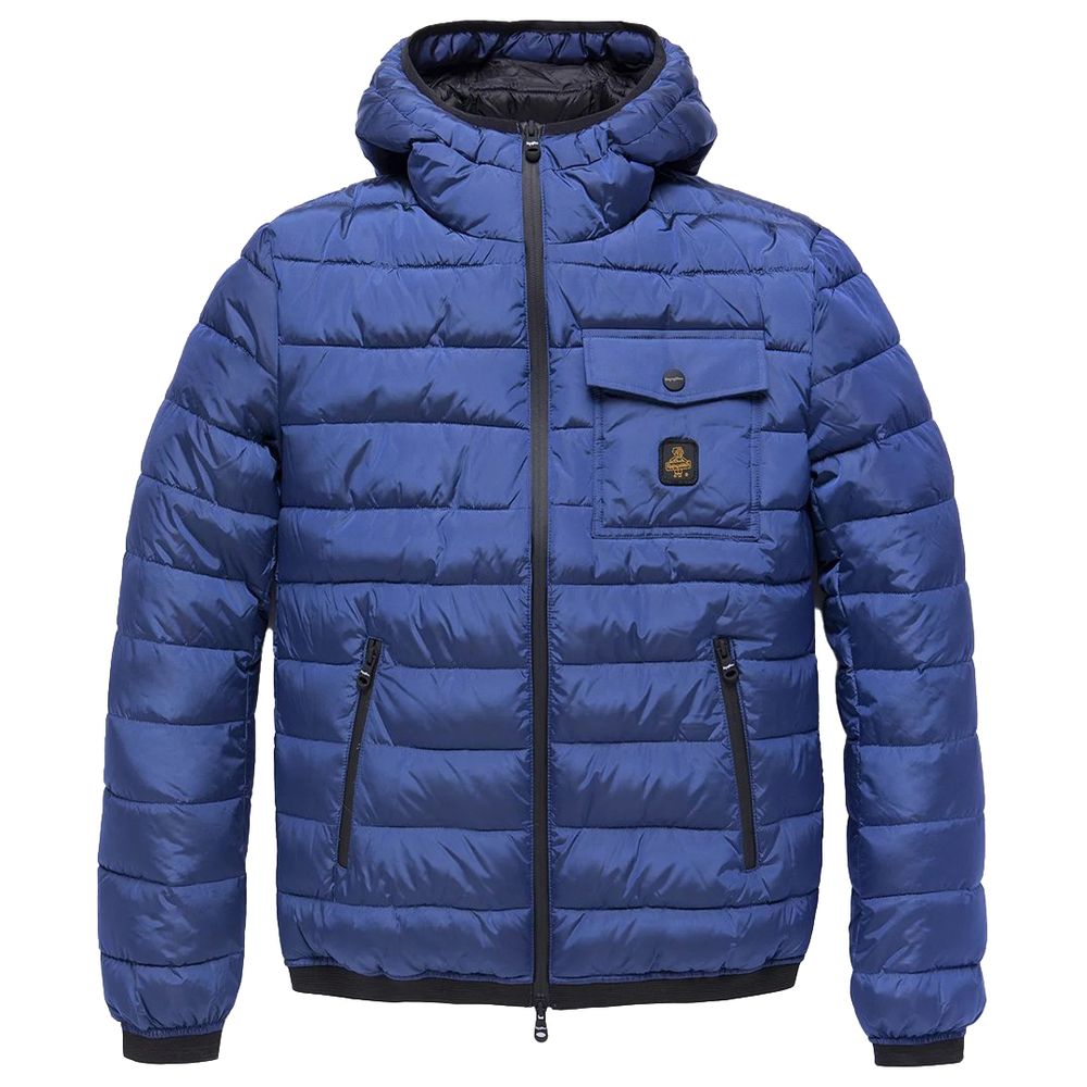 Blue Nylon Jacket - SEHABRANDS