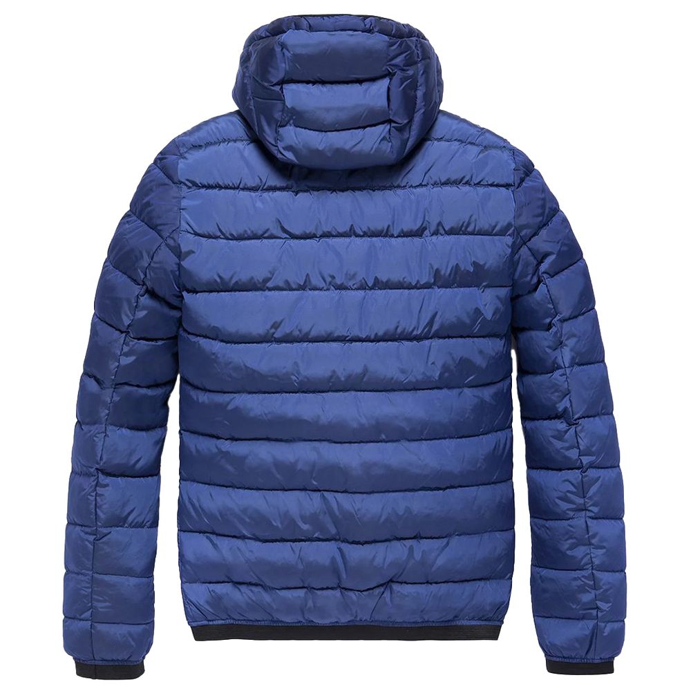 Blue Nylon Jacket - SEHABRANDS