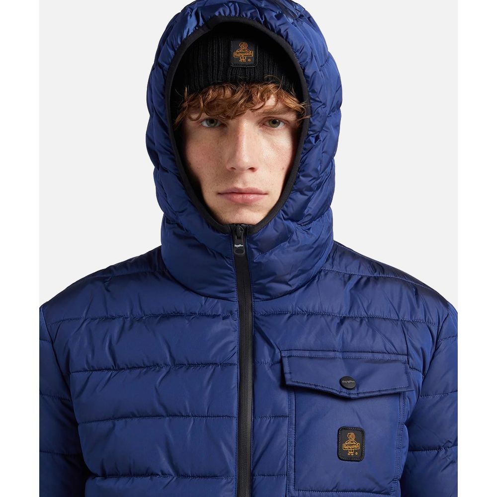 Blue Nylon Jacket - SEHABRANDS