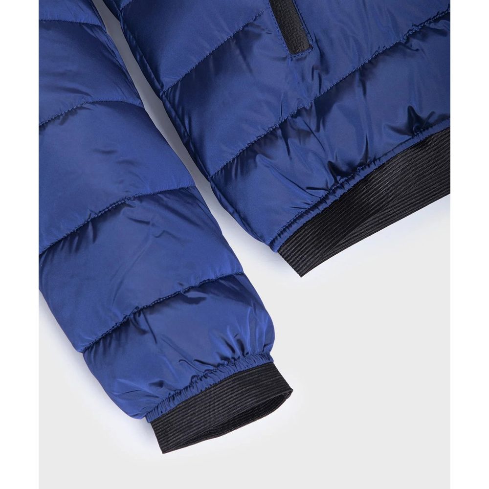 Blue Nylon Jacket - SEHABRANDS