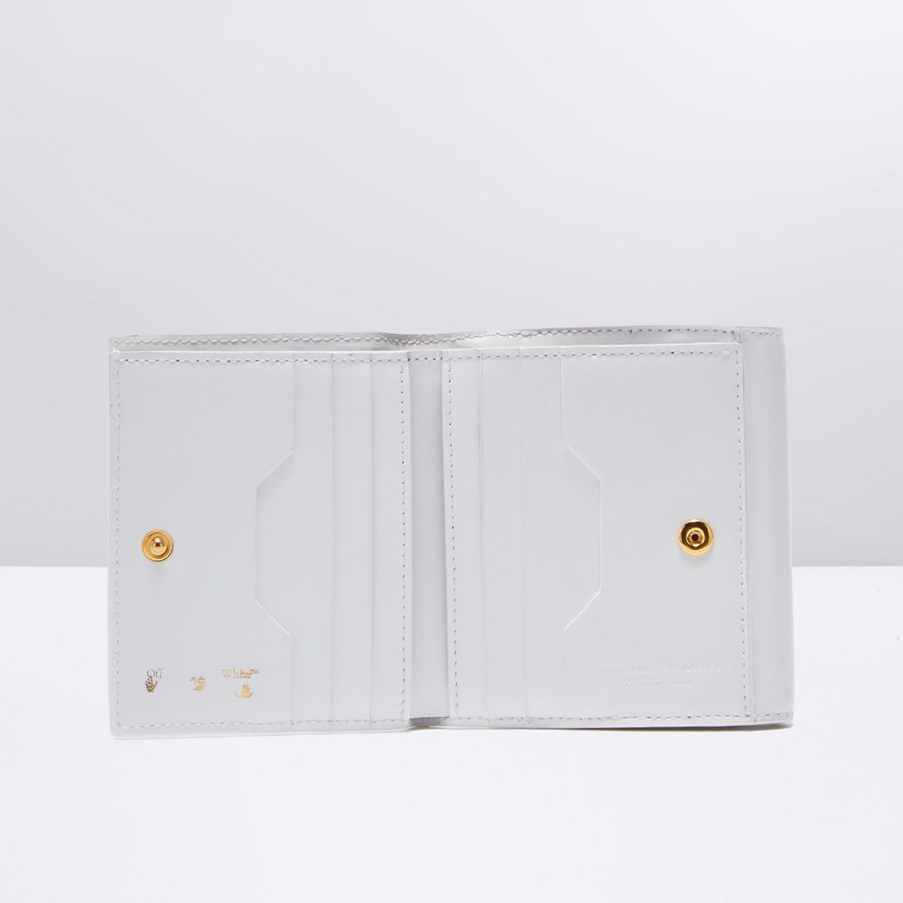 White Leather Wallet - SEHABRANDS