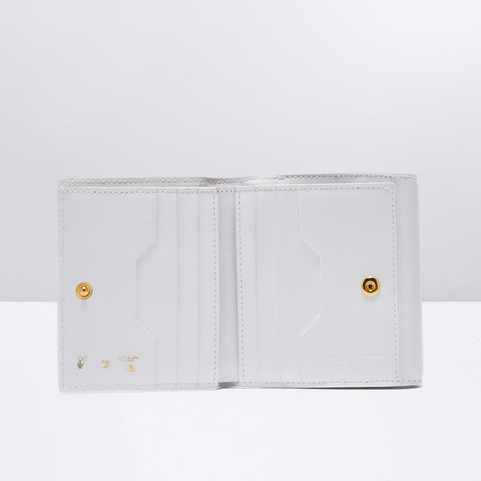 White Leather Wallet - SEHABRANDS