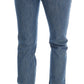 Super Slim Blue Wash Cotton Jeans - SEHABRANDS