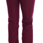 Sleek Red Straight Fit Luxury Jeans - SEHABRANDS