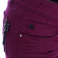 Elegant Purple Super Slim Jeans - SEHABRANDS