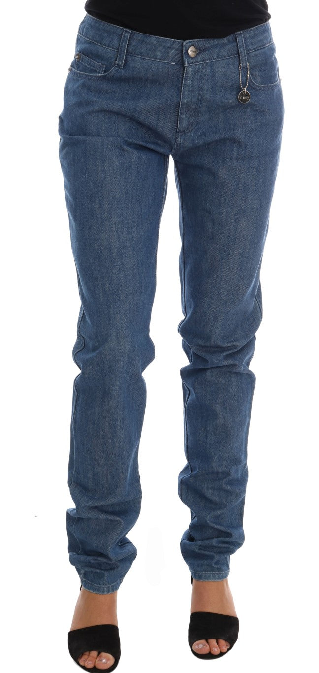 Elegant Boy Fit Blue Wash Jeans - SEHABRANDS