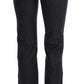 Chic Dark Blue Straight Fit Jeans - SEHABRANDS