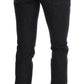 Sleek Dark Blue Super Slim Jeans - SEHABRANDS