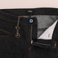 Sleek Dark Blue Super Slim Jeans - SEHABRANDS