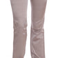 Chic Beige Slim Fit Designer Jeans - SEHABRANDS