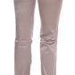 Chic Beige Slim Fit Designer Jeans - SEHABRANDS