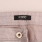 Chic Beige Slim Fit Designer Jeans - SEHABRANDS