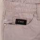 Chic Beige Slim Fit Designer Jeans - SEHABRANDS