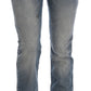 Chic Blue Slim Fit Designer Jeans - SEHABRANDS