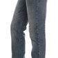 Chic Blue Slim Fit Designer Jeans - SEHABRANDS