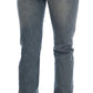 Chic Blue Slim Fit Designer Jeans - SEHABRANDS