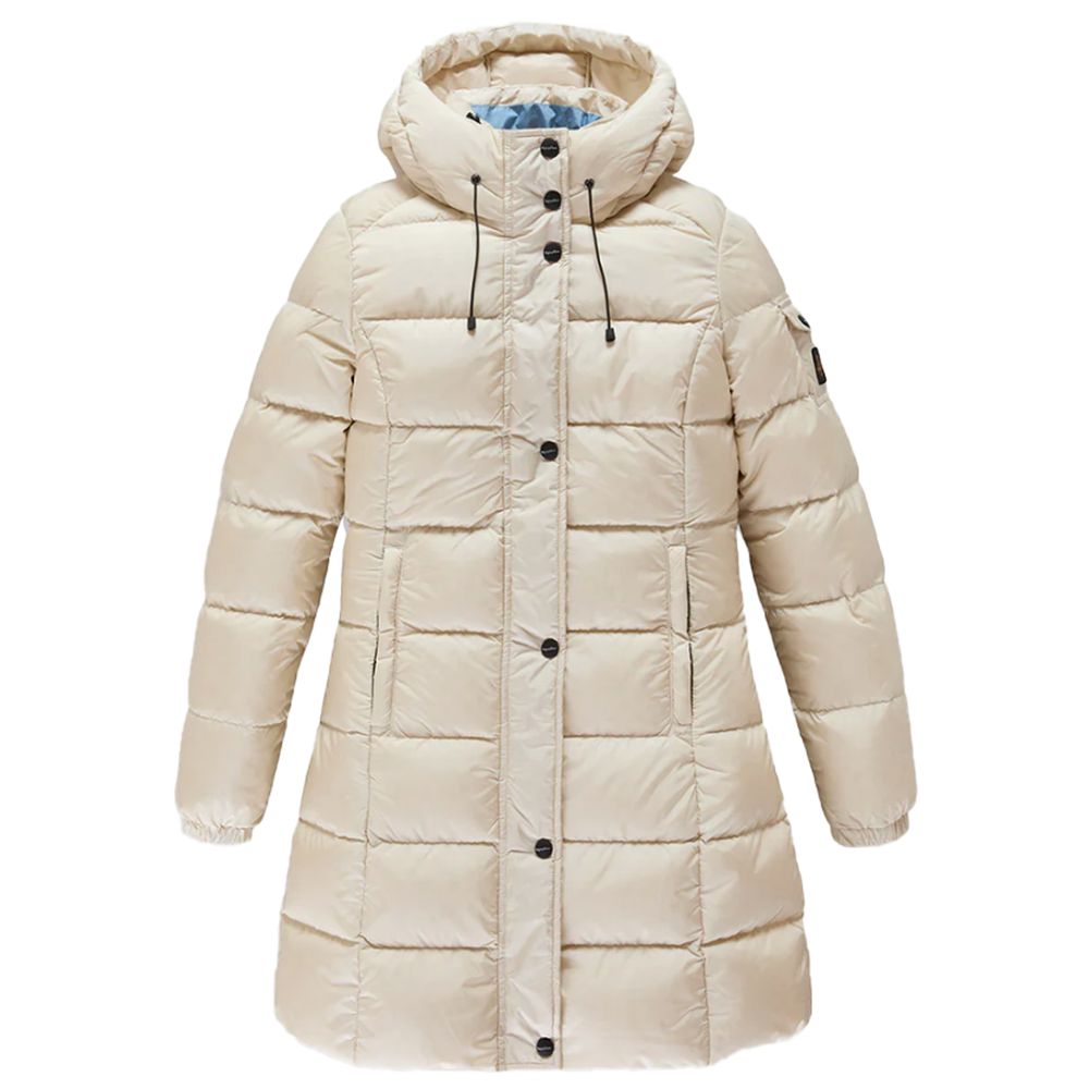 White Nylon Jackets & Coat - SEHABRANDS