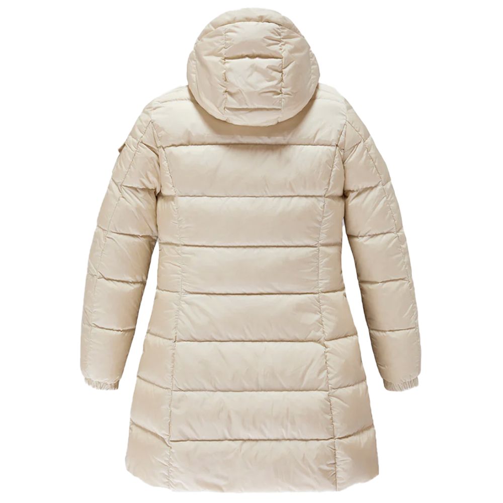 White Nylon Jackets & Coat - SEHABRANDS