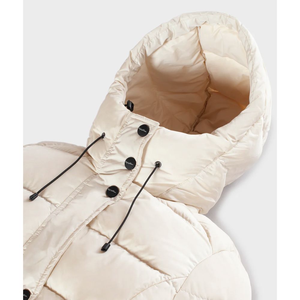 White Nylon Jackets & Coat - SEHABRANDS