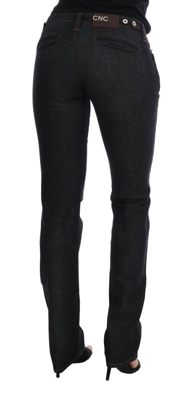 Svelte Dark Blue Slim Fit Jeans - SEHABRANDS