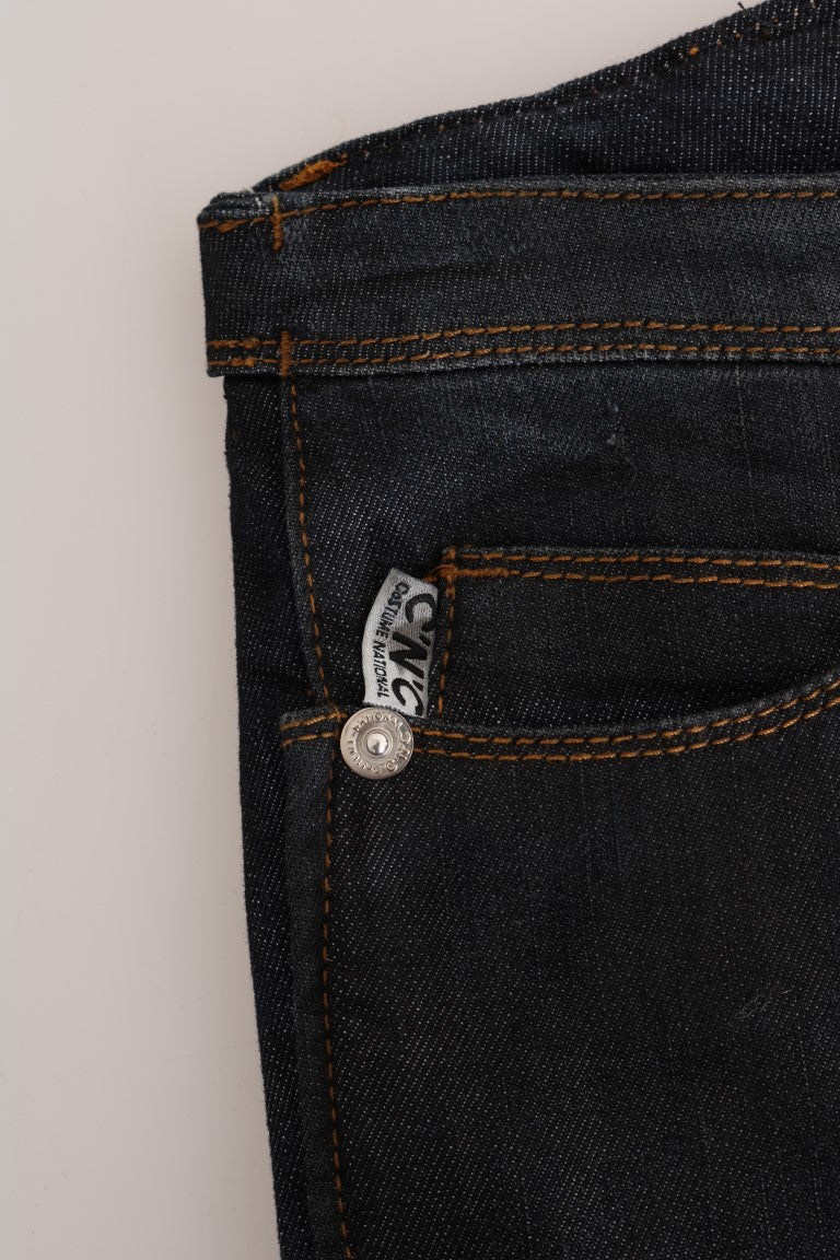 Svelte Dark Blue Slim Fit Jeans - SEHABRANDS