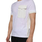 Dolce & Gabbana White Cotton Pocket Short Sleeves T-shirt