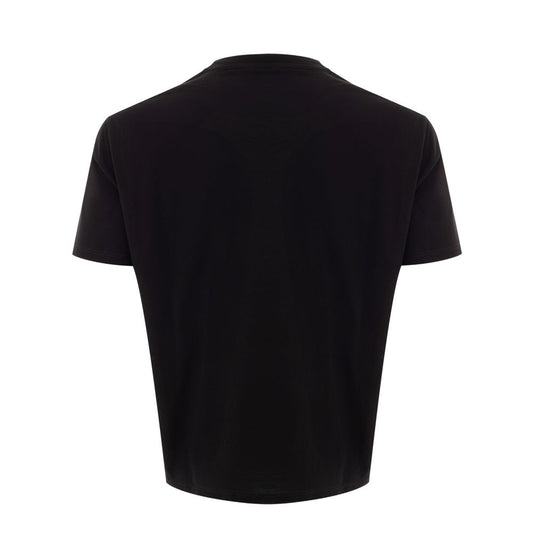 Black Cotton T-Shirt - SEHABRANDS