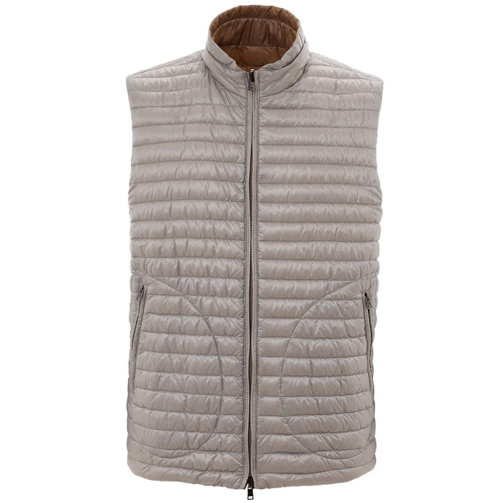 Brown Polyamide Vest - SEHABRANDS