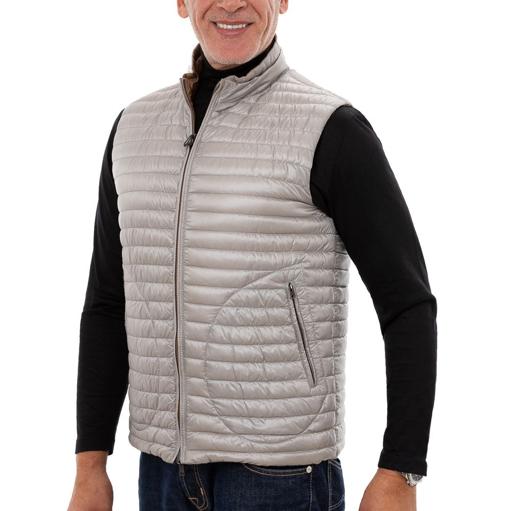 Brown Polyamide Vest - SEHABRANDS