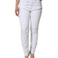 Dolce & Gabbana White Cotton Stretch AUDREY Skinny Jeans