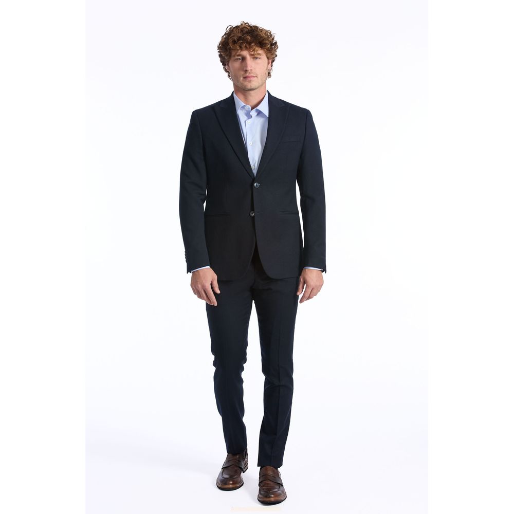 Blue Wool Suit - SEHABRANDS