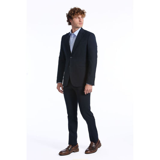 Blue Wool Suit - SEHABRANDS