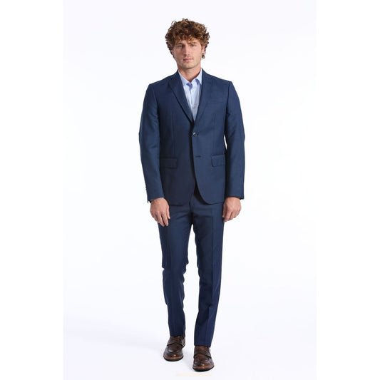 Blue Wool Suit - SEHABRANDS