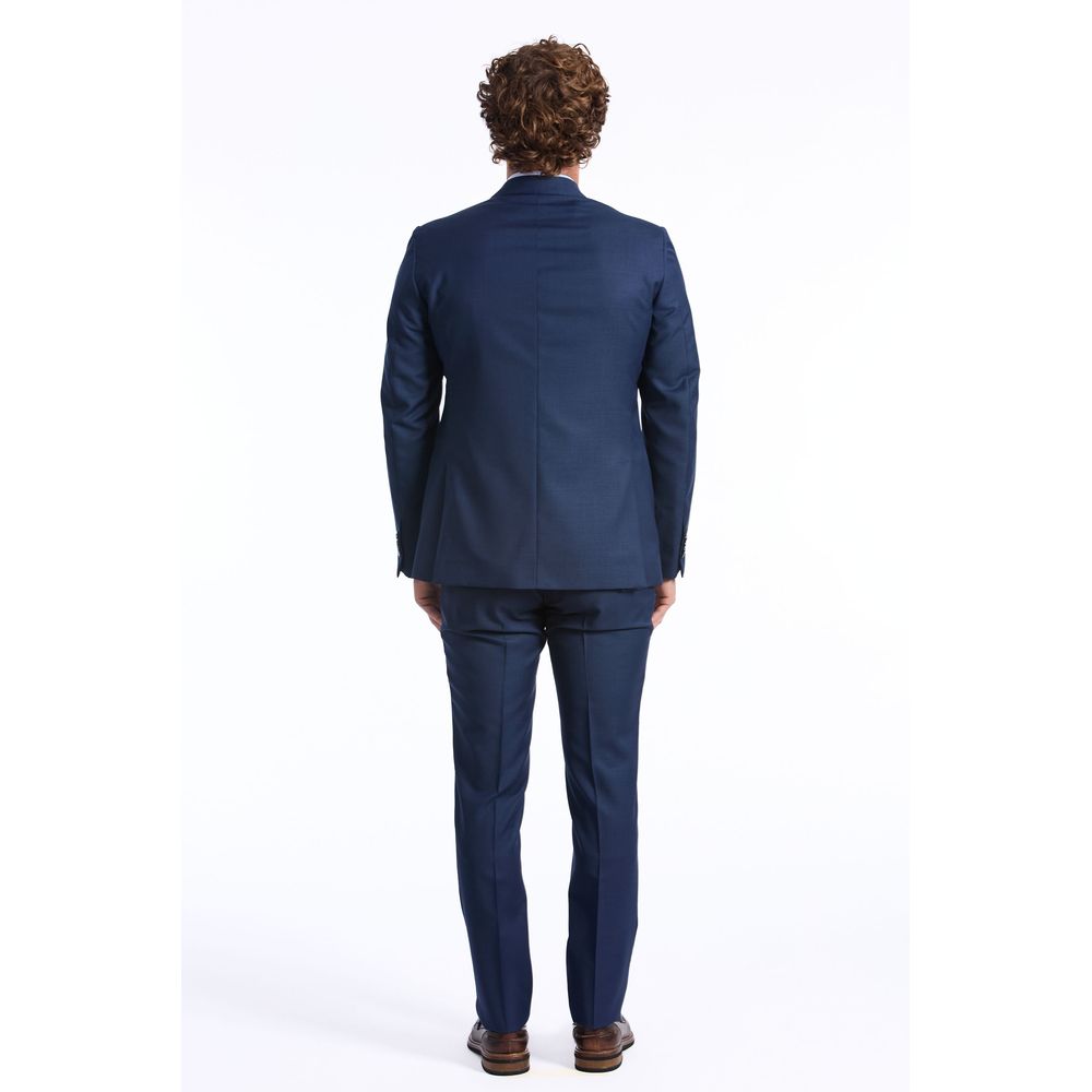 Blue Wool Suit - SEHABRANDS