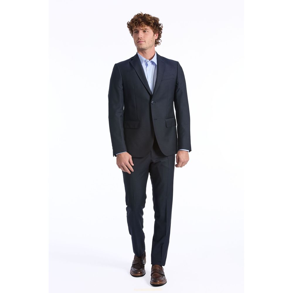 Black Wool Suit - SEHABRANDS