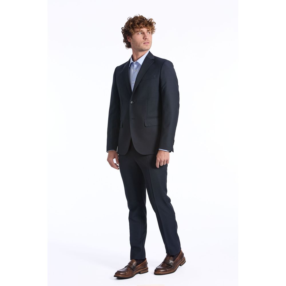 Black Wool Suit - SEHABRANDS