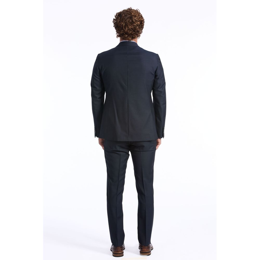 Black Wool Suit - SEHABRANDS