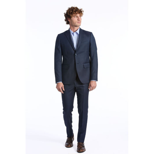 Blue Wool Suit - SEHABRANDS