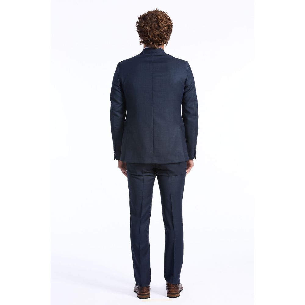 Blue Wool Suit - SEHABRANDS