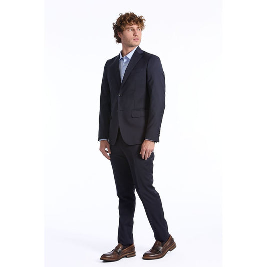 Blue Wool Suit - SEHABRANDS