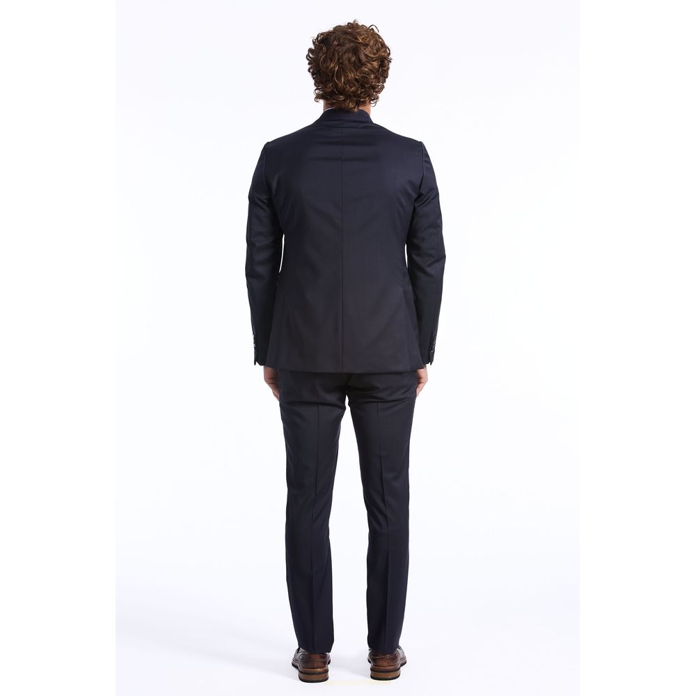 Blue Wool Suit - SEHABRANDS