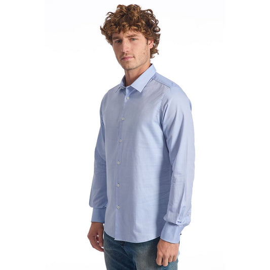 Light Blue Cotton Shirt - SEHABRANDS