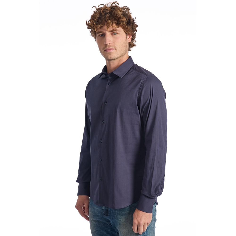 Blue Cotton Shirt - SEHABRANDS